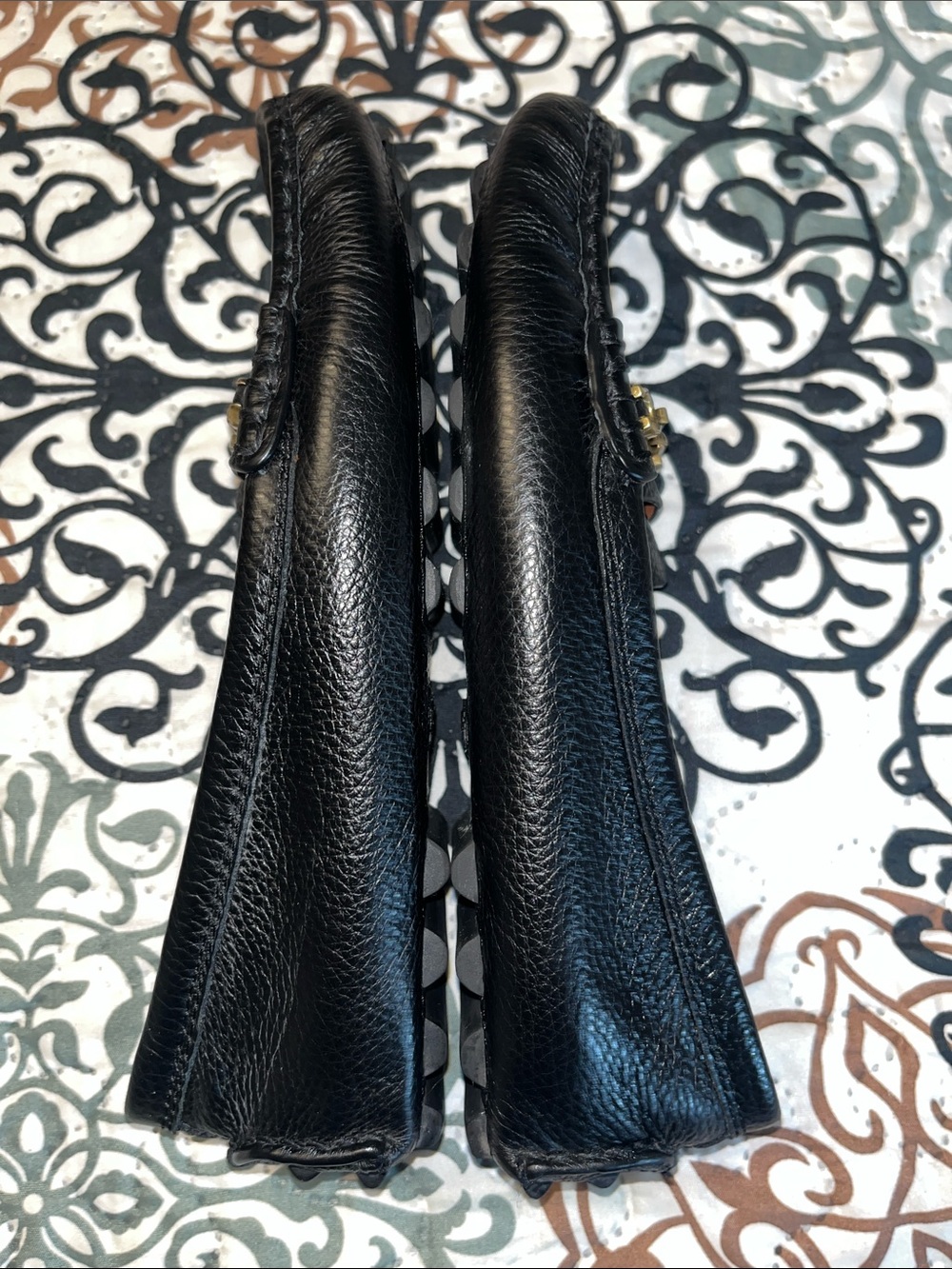 Coach Black Pebble Leather Crosby Driving Loafer - Picture 4 of 7
